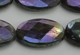 CLB662 15.5 inches 18*25mm faceted oval AB-color labradorite beads