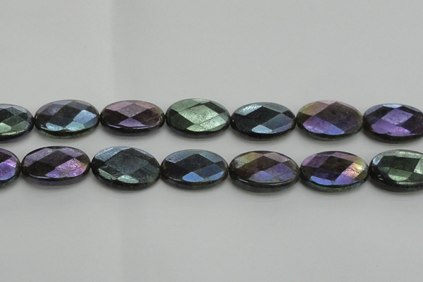 CLB662 15.5 inches 18*25mm faceted oval AB-color labradorite beads