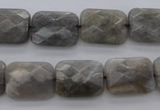 CLB749 15.5 inches 10*14mm faceted rectangle labradorite gemstone beads