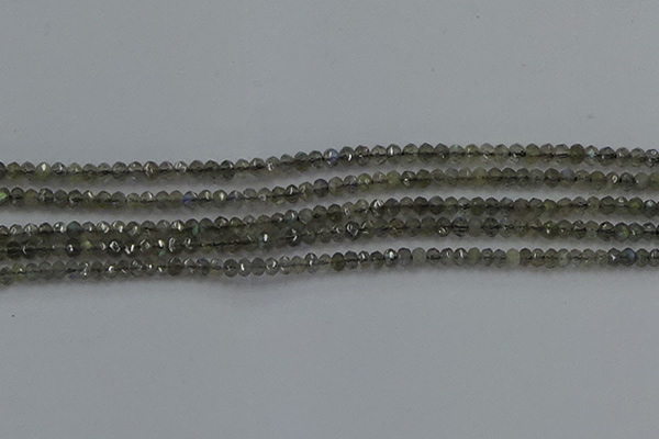 CLB795 15.5 inches 2*3mm faceted rondelle labradorite beads