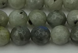 CLB863 15.5 inches 10mm faceted round AB grade labradorite beads