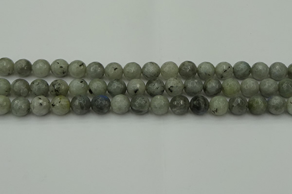 CLB863 15.5 inches 10mm faceted round AB grade labradorite beads