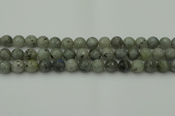 CLB864 15.5 inches 12mm faceted round AB grade labradorite beads