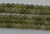 CLB870 15.5 inches 3mm round matte labradorite gemstone beads