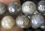 CLB882 15.5 inches 8mm faceted round AB-color labradorite beads