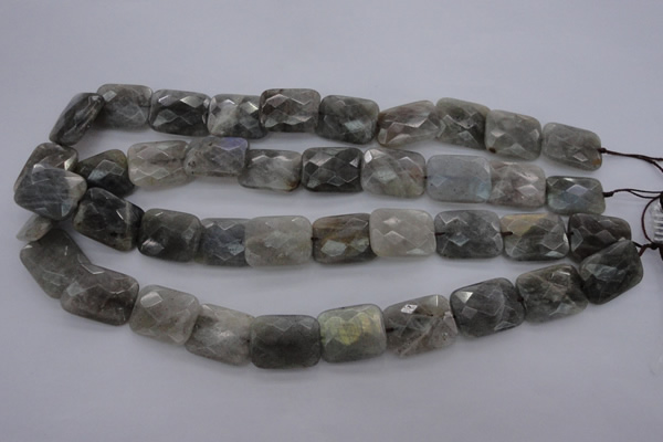 CLB94 15.5 inches 13*18mm faceted rectangle labradorite beads