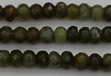 CLB956 15.5 inches 5*8mm faceted rondelle labradorite beads