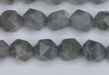 CLB981 15.5 inches 6mm faceted nuggets labradorite beads wholesale