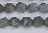 CLB982 15.5 inches 8mm faceted nuggets labradorite beads wholesale