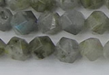 CLB994 15.5 inches 10mm faceted nuggets labradorite gemstone beads