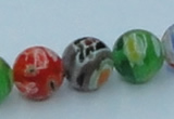 CLG502 16 inches 10mm round lampwork glass beads wholesale