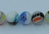 CLG509 16 inches 8mm round lampwork glass beads wholesale