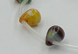 CLG573 16 inches 8*10mm teardrop lampwork glass beads wholesale