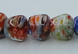 CLG574 16 inches 10*12mm apple lampwork glass beads wholesale