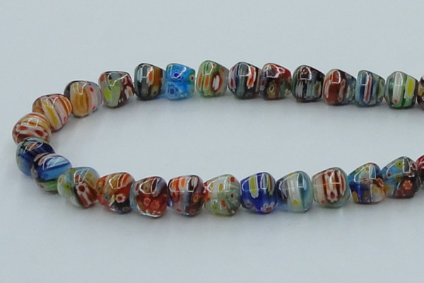 CLG574 16 inches 10*12mm apple lampwork glass beads wholesale