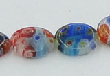 CLG589 16 inches 10*12mm oval lampwork glass beads wholesale