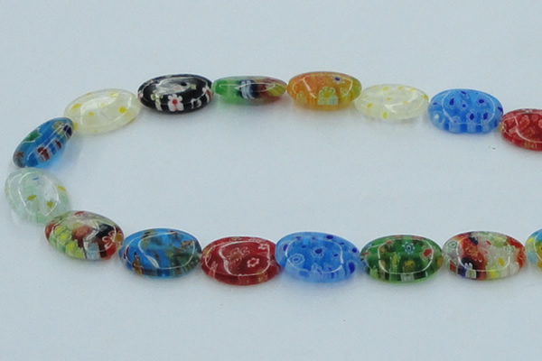 CLG590 16 inches 13*18mm oval lampwork glass beads wholesale