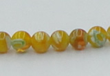 CLG601 16 inches 6mm round lampwork glass beads wholesale