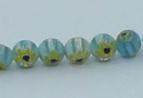 CLG627 10PCS 16 inches 6mm round lampwork glass beads wholesale