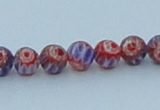 CLG628 10PCS 16 inches 6mm round lampwork glass beads wholesale