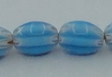 CLG631 5PCS 16 inches 10*14mm oval lampwork glass beads wholesale