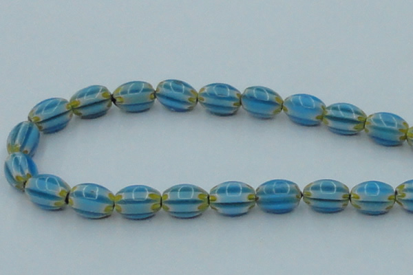 CLG635 5PCS 16 inches 10*14mm oval lampwork glass beads wholesale