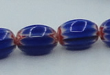 CLG636 5PCS 16 inches 10*14mm oval lampwork glass beads wholesale