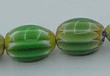 CLG638 5PCS 16 inches 10*14mm oval lampwork glass beads wholesale