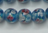 CLG752 15.5 inches 10mm round lampwork glass beads wholesale