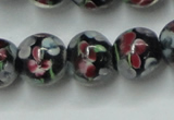 CLG754 15.5 inches 10mm round lampwork glass beads wholesale