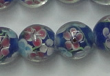 CLG762 15 inches 12mm round lampwork glass beads wholesale