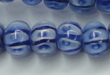 CLG775 14 inches 8*12mm rondelle lampwork glass beads wholesale