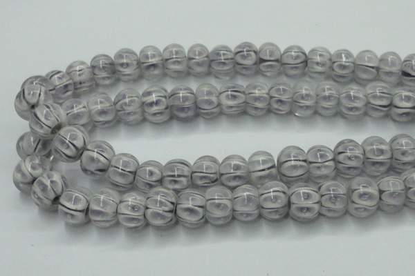 CLG776 14 inches 8*12mm rondelle lampwork glass beads wholesale