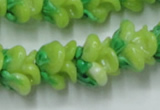 CLG789 15.5 inches 11*13mm rose lampwork glass beads wholesale