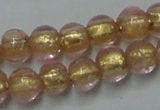 CLG830 12 inches 6mm round lampwork glass beads wholesale