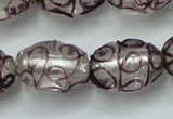 CLG885 2PCS 16 inches 12*18mm oval lampwork glass beads wholesale