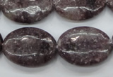 CLI30 15.5 inches 18*25mm oval lilac jasper beads wholesale