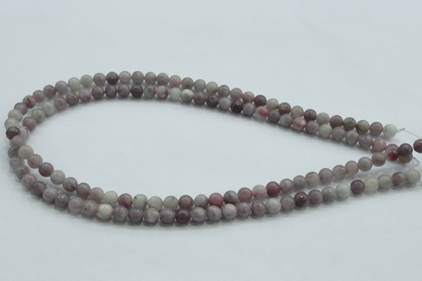 CLI51 15.5 inches 6mm round natural lilac jasper beads wholesale