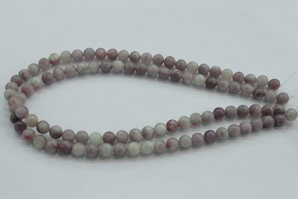 CLI52 15.5 inches 8mm round natural lilac jasper beads wholesale