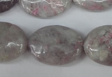 CLI70 15.5 inches 18*25mm oval lilac jasper beads wholesale