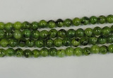 CLJ200 15.5 inches 4mm round dyed sesame jasper beads wholesale