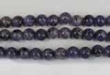 CLJ213 15.5 inches 6mm round dyed sesame jasper beads wholesale