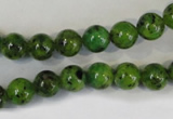 CLJ220 15.5 inches 8mm round dyed sesame jasper beads wholesale