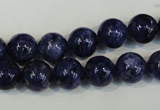 CLJ234 15.5 inches 10mm round dyed sesame jasper beads wholesale