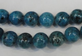 CLJ235 15.5 inches 10mm round dyed sesame jasper beads wholesale