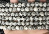 CLJ501 15.5 inches 4mm,6mm,8mm,10mm & 12mm round sesame jasper beads