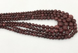 CLJ615 6mm - 14mm round sesame jasper graduated beads