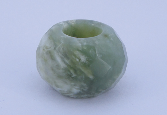 CLO12 19*30mm faceted rondelle loose New jade gemstone beads wholesale