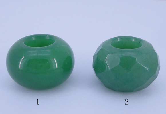 CLO22 19*30mm rondelle loose green aventurine gemstone beads wholesale