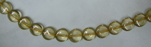 CLQ04 15.5 inches 12mm coin natural lemon quartz beads Wholesale